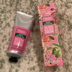 Natural Breeze Scented Rose Olive Oil Moisturizing Hand Cream NWT 3oz Boxed